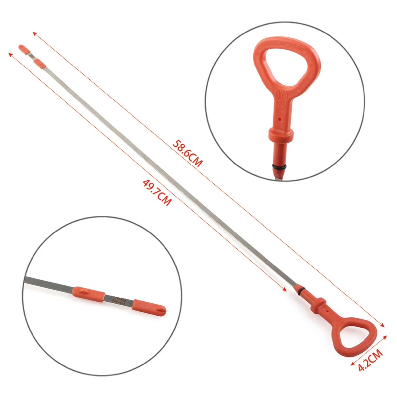 Asta di Livello Olio Motore per Audi A6 Quattro V6 Anni 2000 e 2001. Accessori di Ricambio per Asta di Livello Olio Motore. Codice OEM: 078115611S