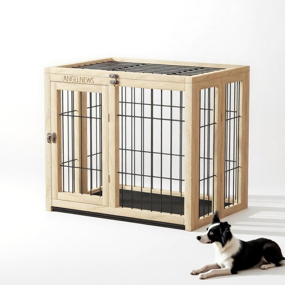 Amazon.co.jp: ペットケージ 小型犬 猫ハウス 木製家具調 室内用