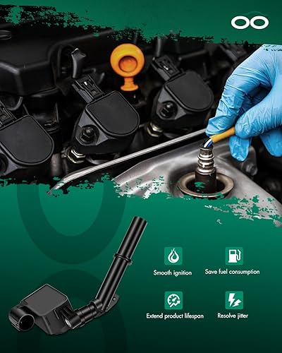 Vista 30 de SCITOO 1 bobinas de encendido con 4 bujías de iridio para Chevrolet 2011-2015 Cruze 1.4L 2016 Cruze Limited 1.4L 2012-2020 Sonic 1.4L 2013-2021 Trax