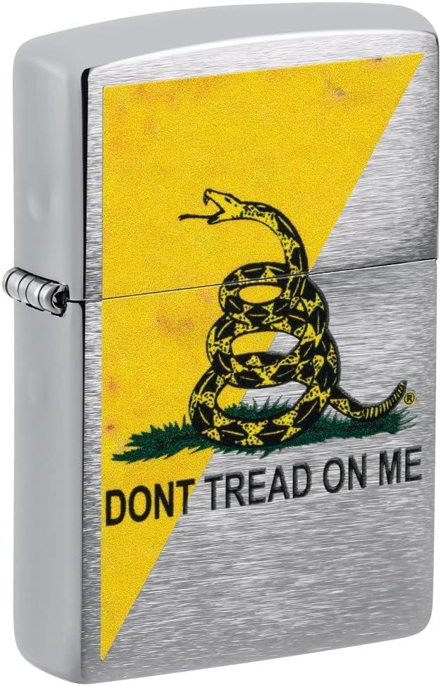 Encendedor Zippo con grabado personalizado en cromo cepillado miniatura 1