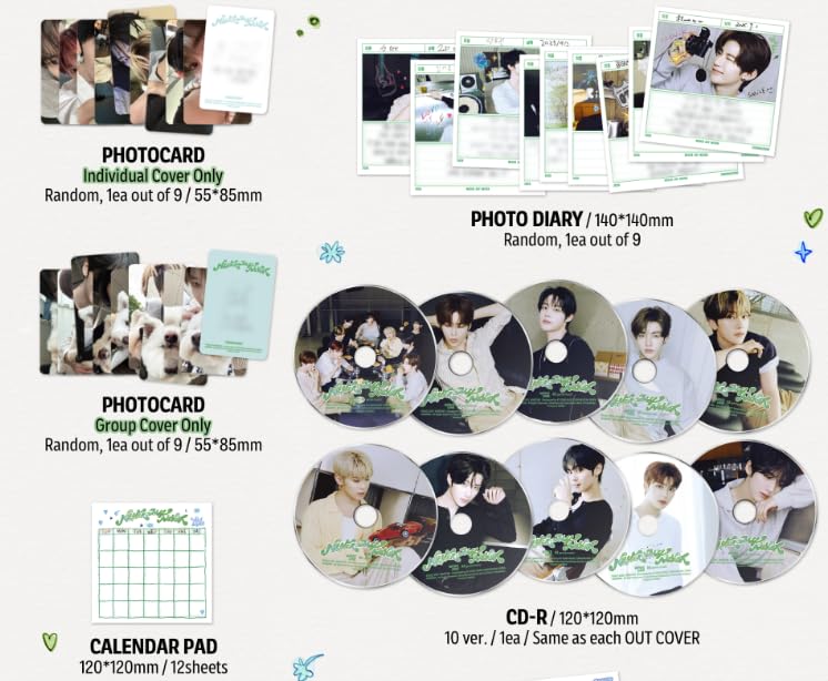ZEROBASEONE Never Say Never CD album complet photobook kpop digipack random