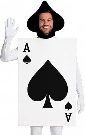 Iceyyyy Playing Card Soldier Costume Set, 2 Pieces