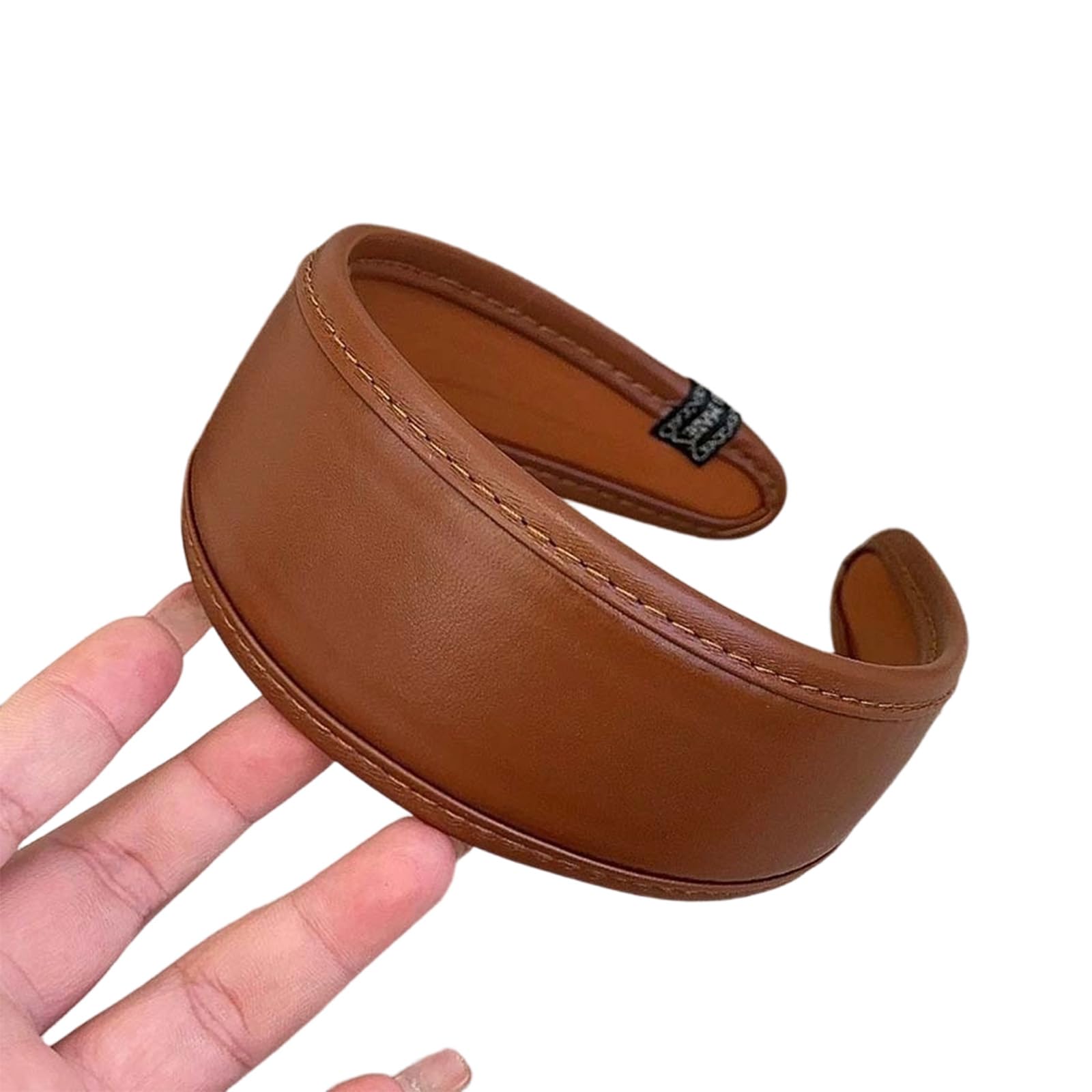 MICFENY Fashionable Hair Band Leather Headband Lightweight Hair Styling Accessory Headpiece For Daily Wear & Parties