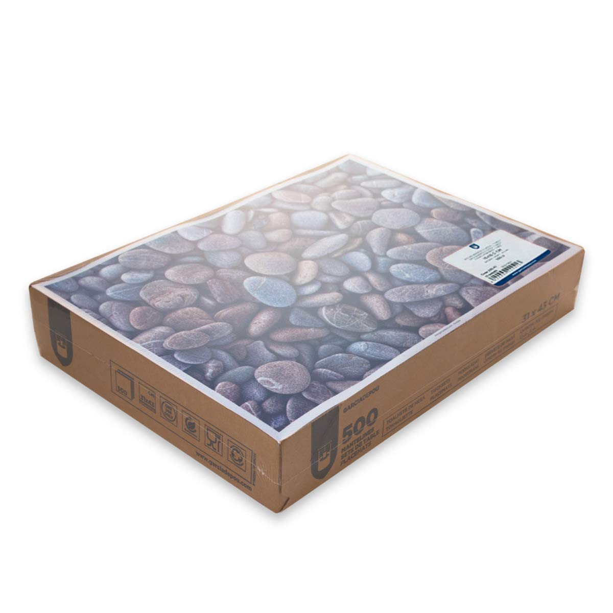 García de Pou 223.54 Mantelines Offset "Piedras" 70 G/M2 31X43 Cm Cuatricromía Litos (pack de 500)
