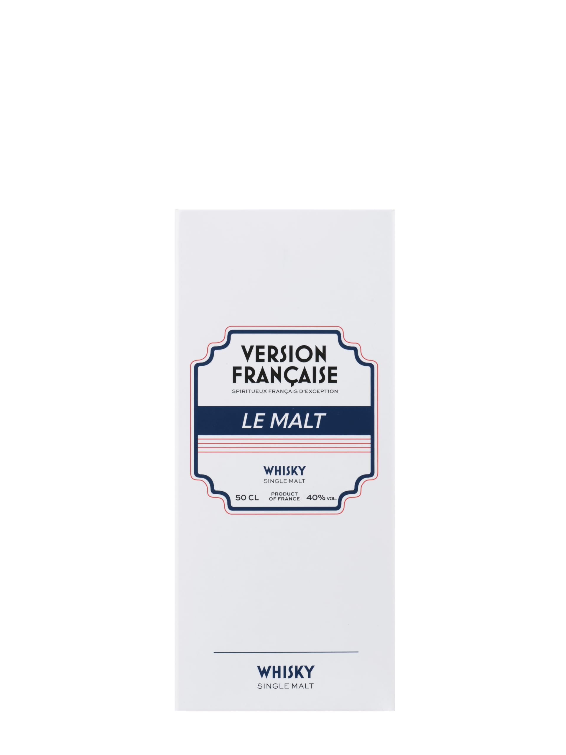 VERSION FRANÇAISE - Le MALT - Whisky Single Malt - Origine : France - 40% Alcool - Bouteille 50 cl