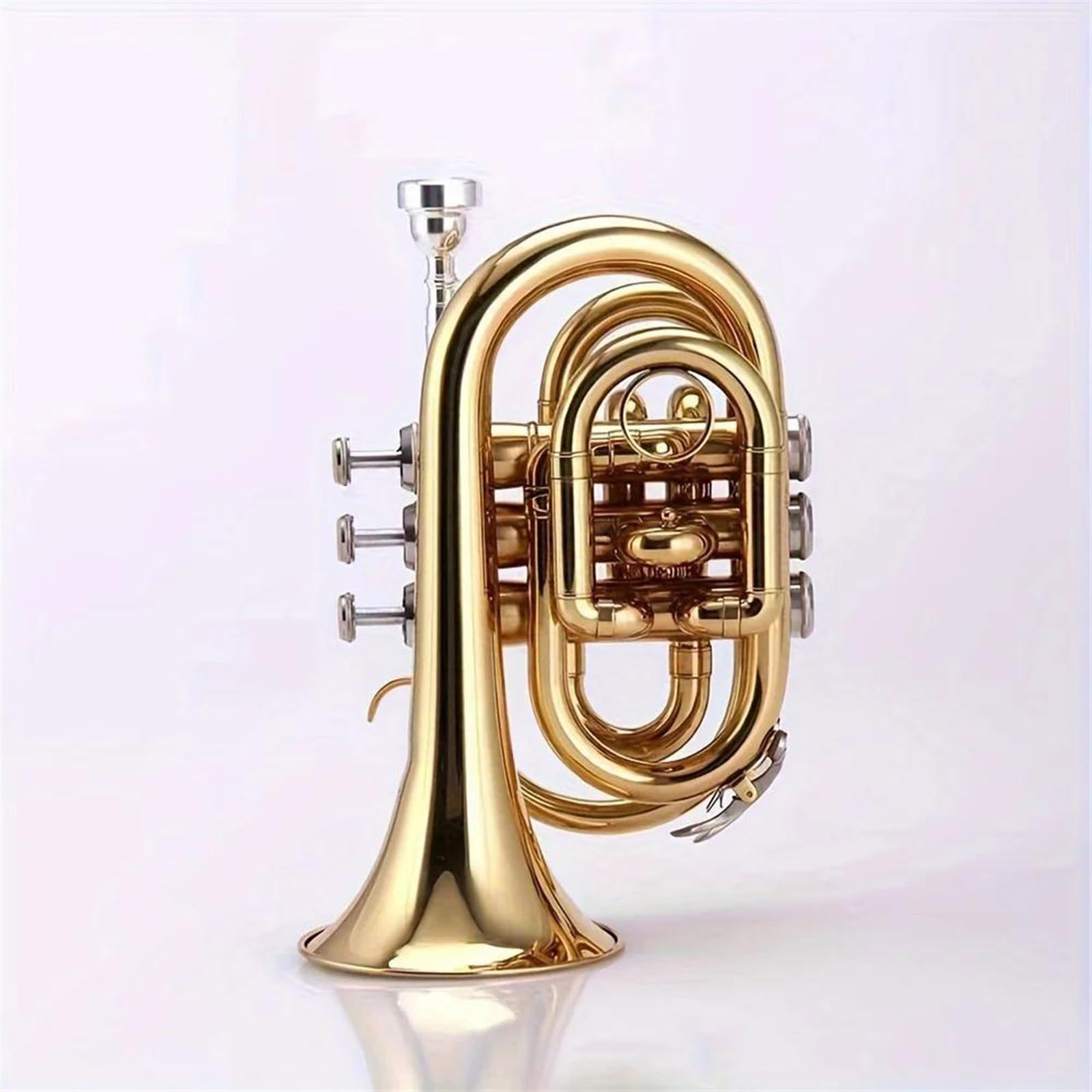 początkujących trąbka Trąbka Kieszonkowa Trąbka B-dur Numer Kieszonkowy Profesjonalna Trąbka Instrument Muzyczny Początkujący Przenośny