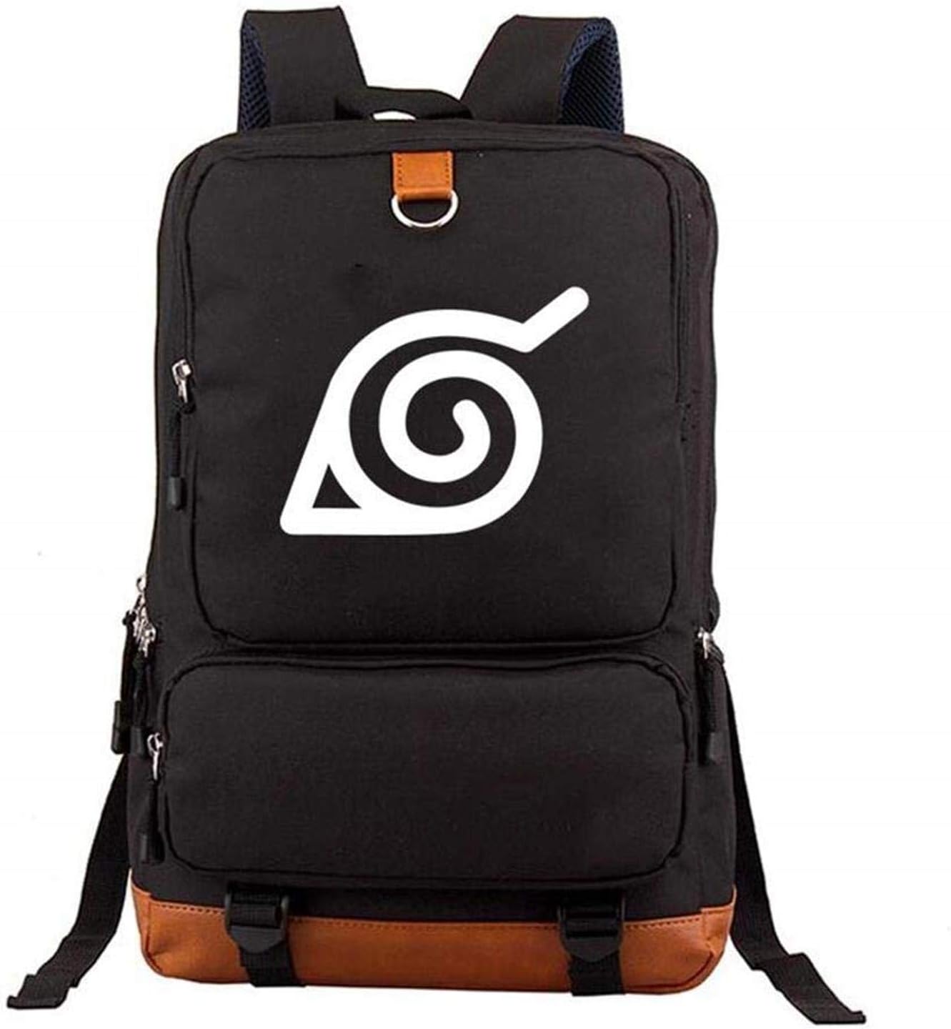Anime Backpack Large Capacity Luminous School Bag Cosplay Accessories (Black 3)