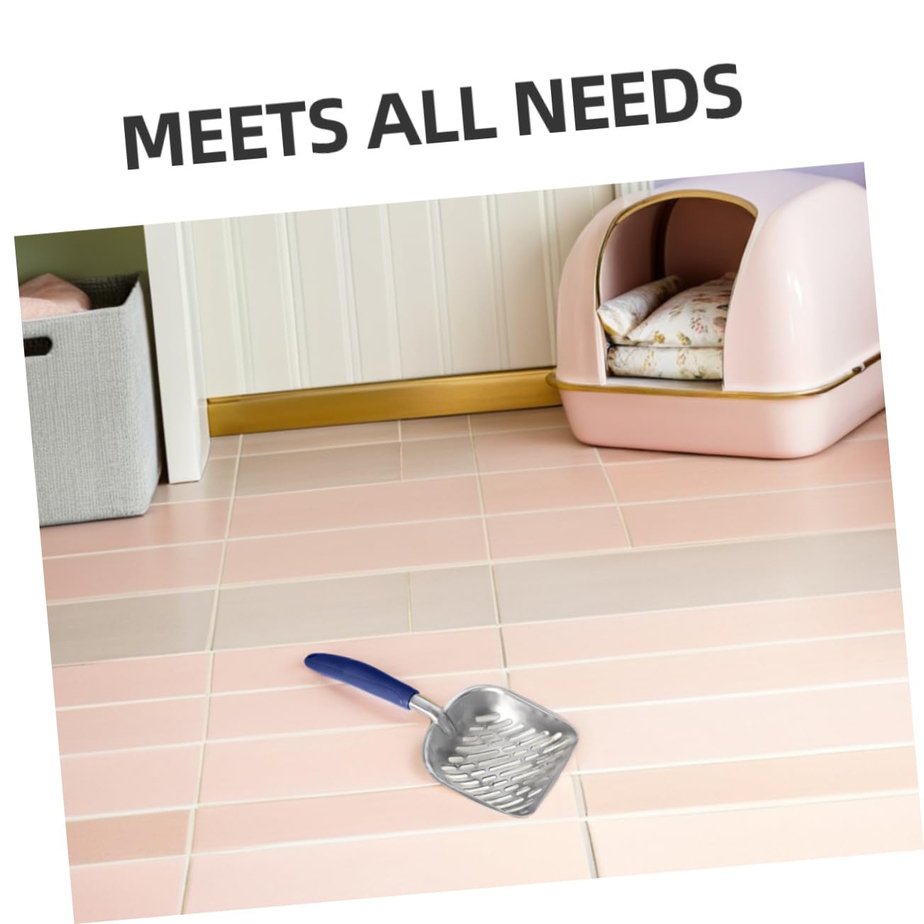 Yardwe 2 Palette Lettiera in con Fori Larghi Impugnatura Ergonomica Antistanchezza per Pulizia Lettiera per