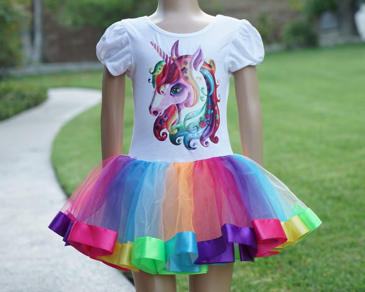 Wenchoice Unicorn Rainbow Ballet Dress M(3-4Y)