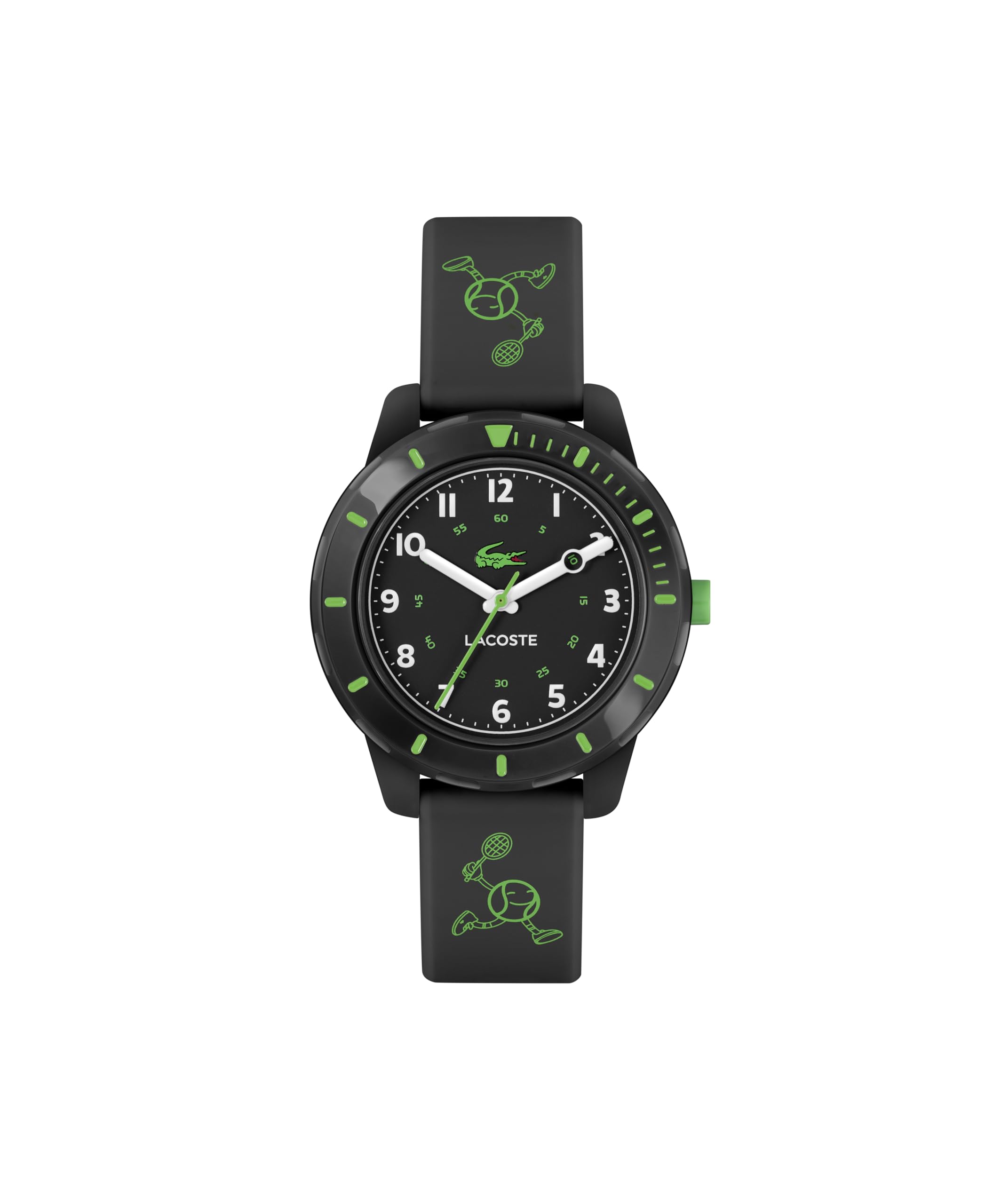 Lacoste Mini TENNIS Kwarcowy zegarek analogowy dla dzieci z silikonowym paskiem