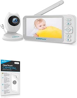 BoxWave Screen Protector Compatible With CamPark BM40 Video Baby Monitor - ClearTouch Crystal (2-Pack), HD Film Skin - Shields From Scratches