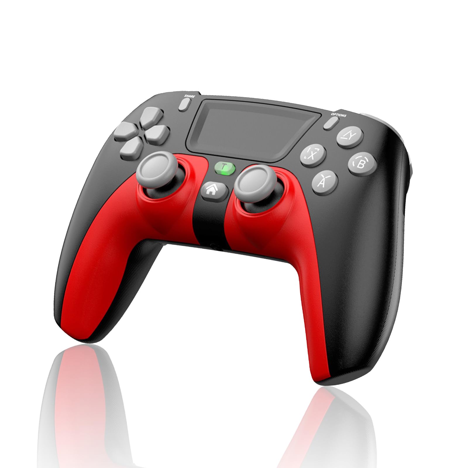 Wireless Controller for PS4 with 6-Axis Gyro Sensor/Double vibration /3.5mm Audio Jack, Compatible with PS4/Slim/Pro/PC