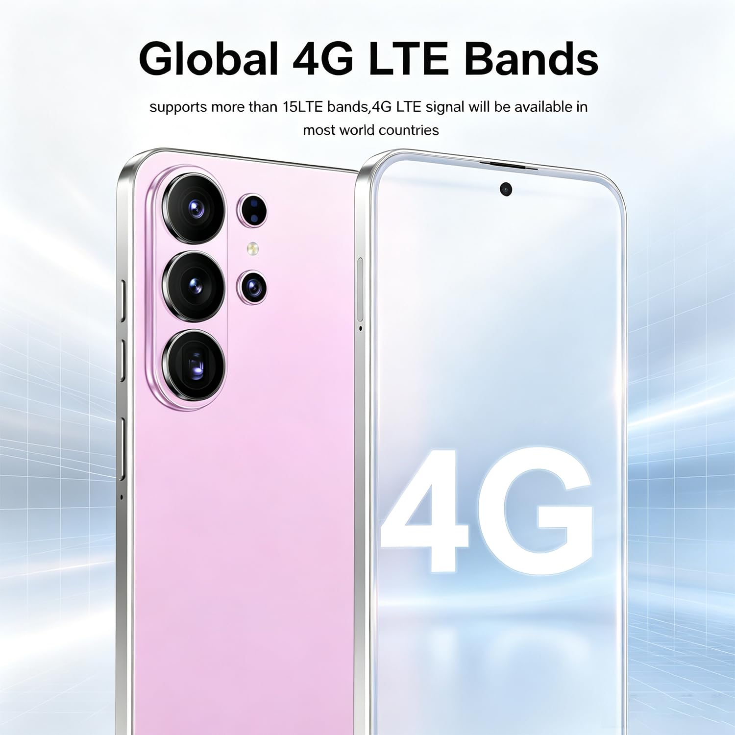 Smartphone 4G débloqué, écran Incell 6,6", 4Go+32Go (256Go Max), caméra 16MP+13MP, Android 12, Double SIM+MicroSD, déverrouillage Facial, Type-C OTG (Black)