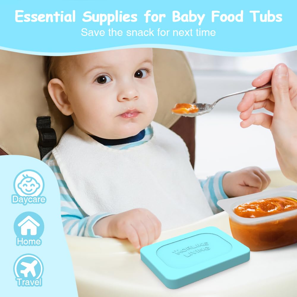 Morlike Baby Food Lids Compatible With Gerber Food Containers