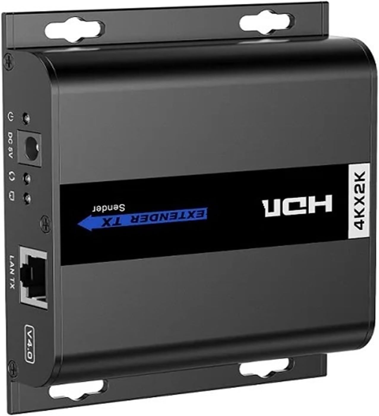 HDMI Extender 4K HDMI-compatible1.4 Extender 4K@30Hz One to Many Splitter Up to 120M Over Single CAT5e/6 HDCP1.4 Converter(1 Tx and 1 Rx kit,1)