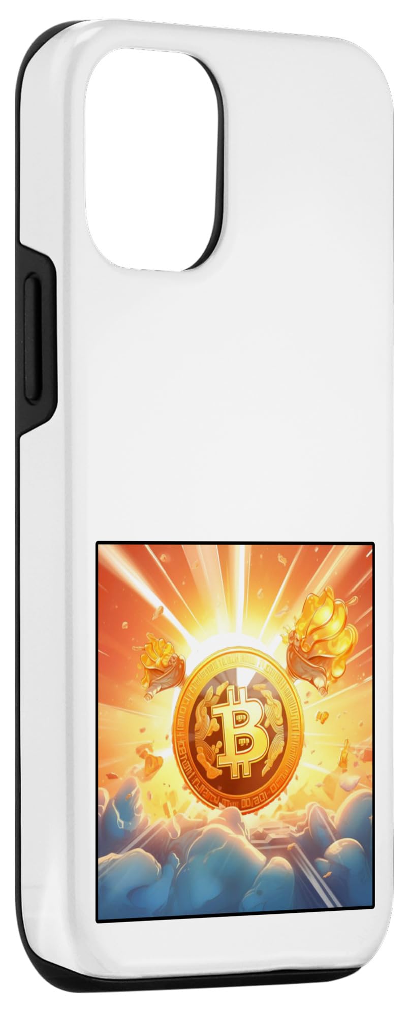 Amazon.co.jp: iPhone 15 ビットコイン 勝利 成功 空 雲 太陽 スマホケース : 家電＆カメラ