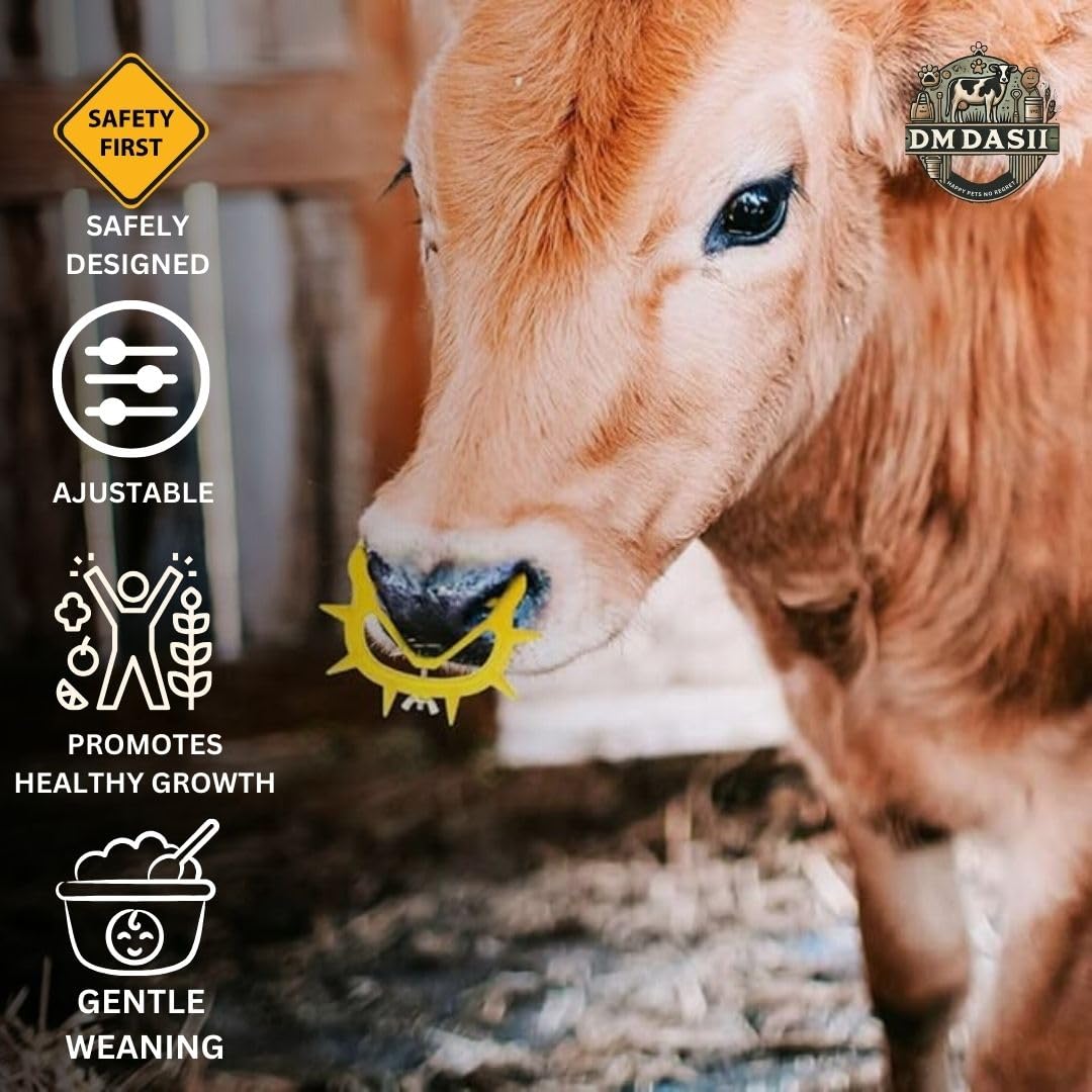 Cattle Weaning Nose Ring - Safe & Humane -5 Cattle Weaning Nose Ring - Safe & Humane -5