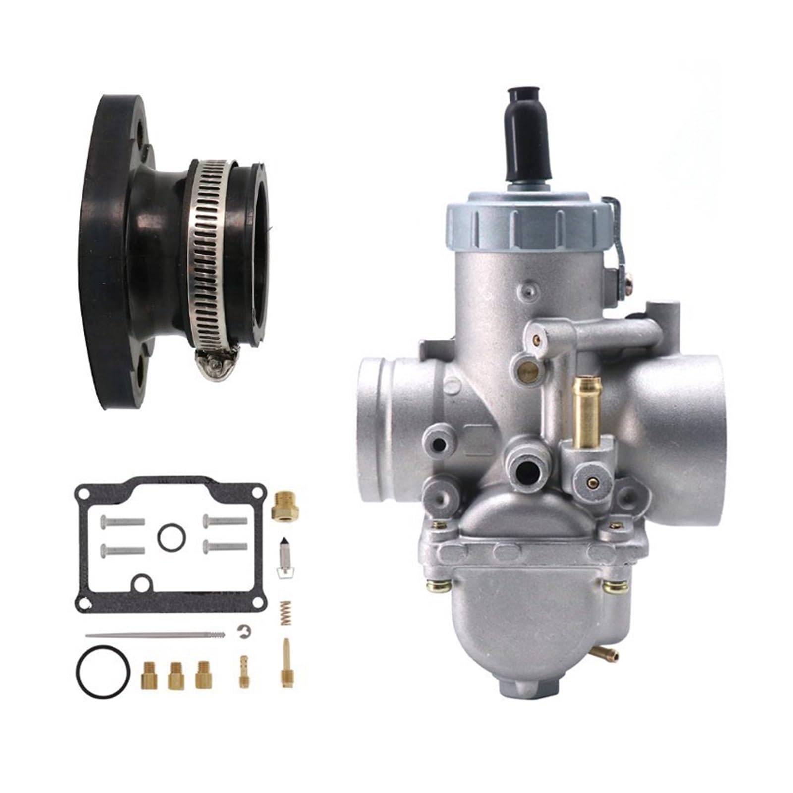 Für Polaris Trail für Blazer 250 1990-2006 Xplorer 2000-2002 32mm Motorrad Vergaser Adapter Reparatur Kit Motorradvergaser(Carburetor Set)