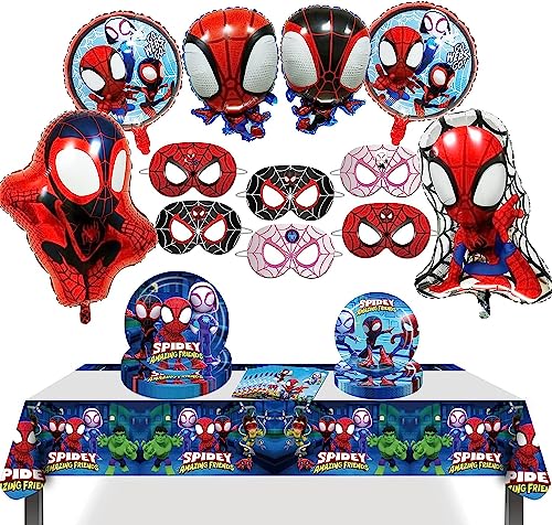 53 Pezzi Eroi ragno amazing friends