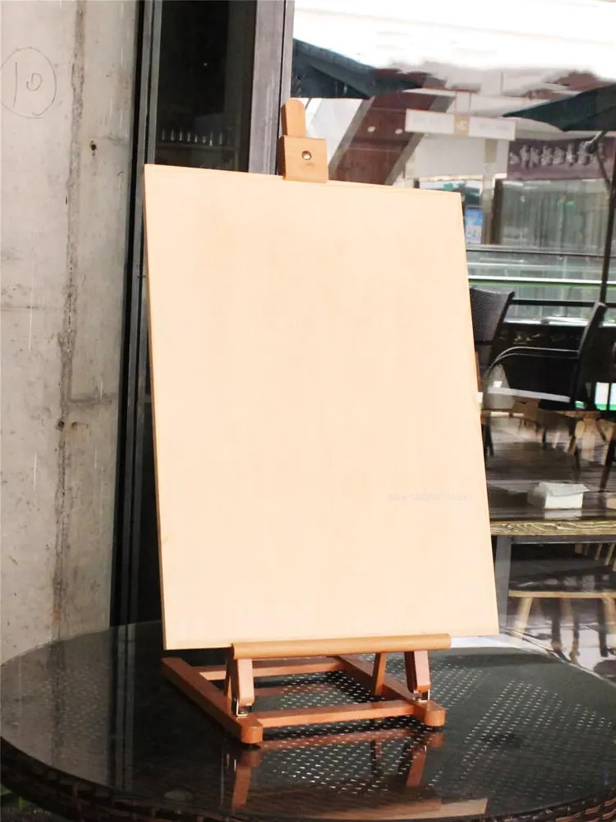 Caballete De Arte Material de Pintura artística, Caballete de Madera, Tablero de Pintura Grande y pequeño, Herramientas de exhibición, Caballete Plegable, Bosquejo de Pintura para Pintar, Boda