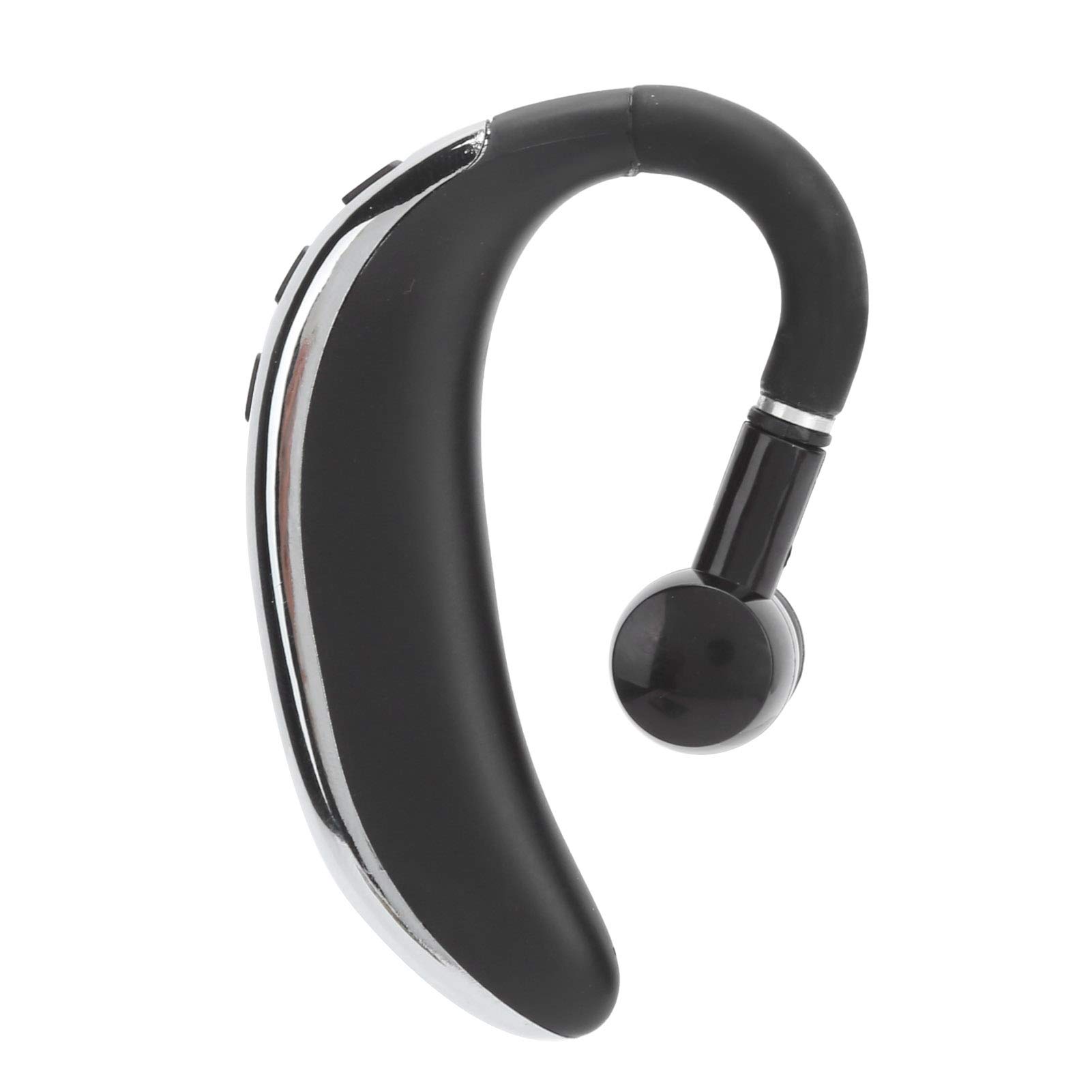 PUSOKEI Wireless Earphone, Bluetooth 5.0 Ergonomic Business Ear‑Hook Headphones USB Powered, Built-in 150mAh Battery, Single Earbud Earpiece for Running, Jogging, Workout