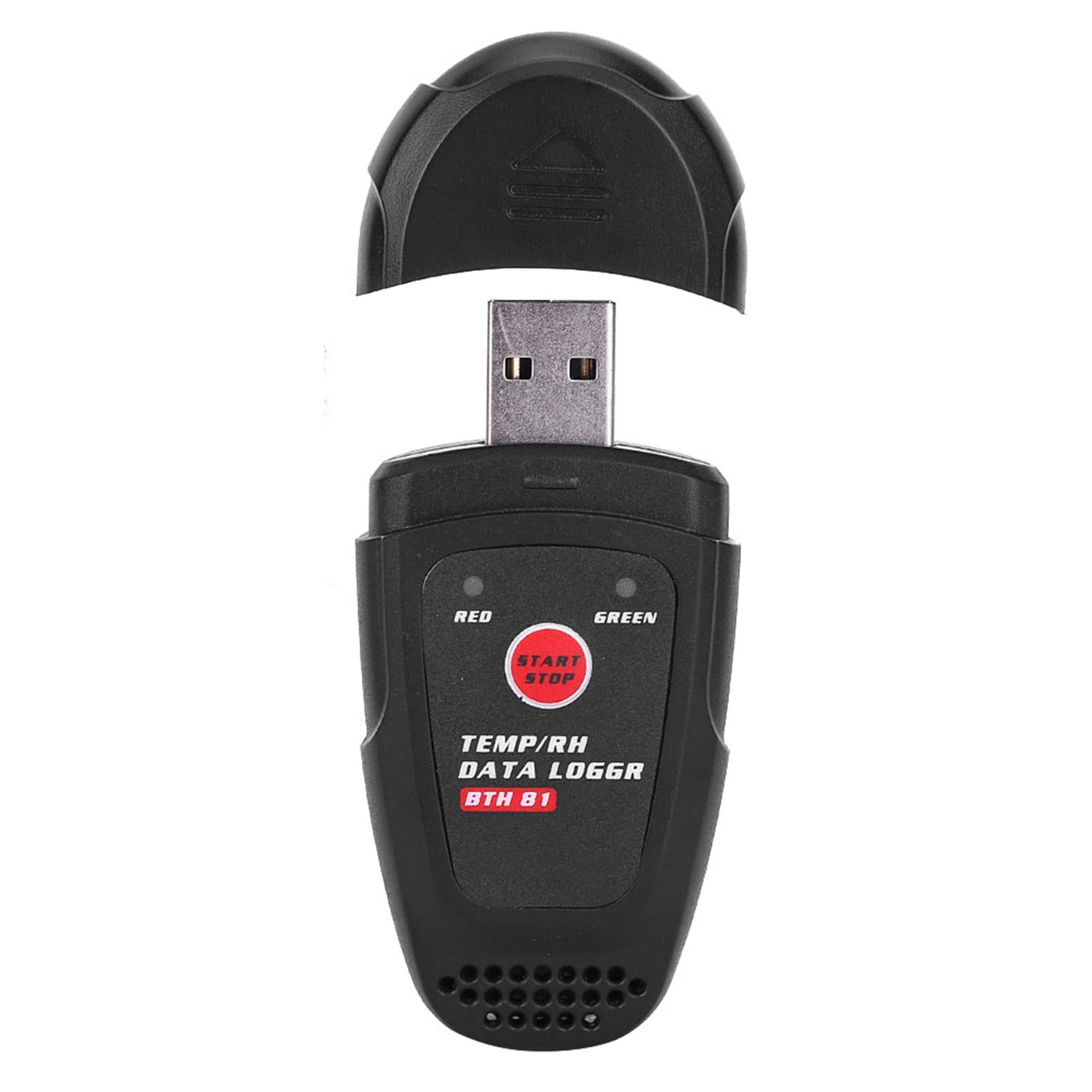Rejestrator temperatury i wilgotności BSIDE BTH81 z interfejsem USB do ekstrakcji danych - cyfrowy termometr i higrometr z alarmem LED i generowaniem raportów w formacie PDF