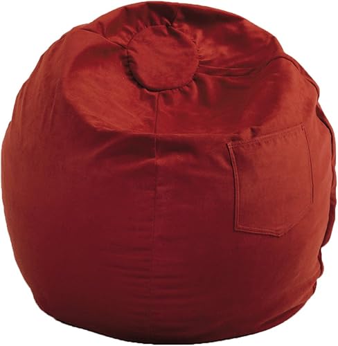 Fun Furnishings Puf, rojo