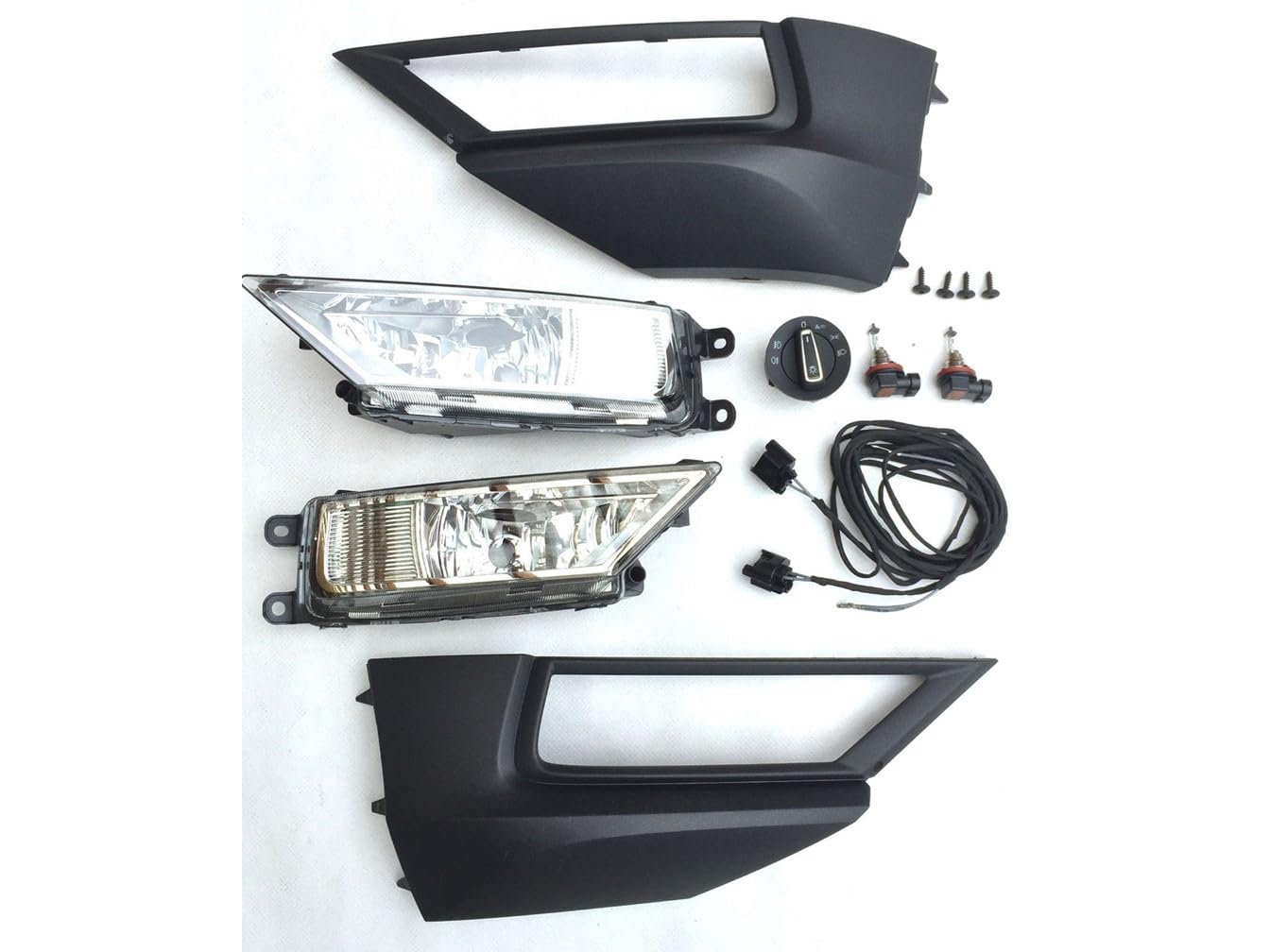 Nebelscheinwerfer NSW Nebelleuchte Nachrüstung Set Kit Komplettset