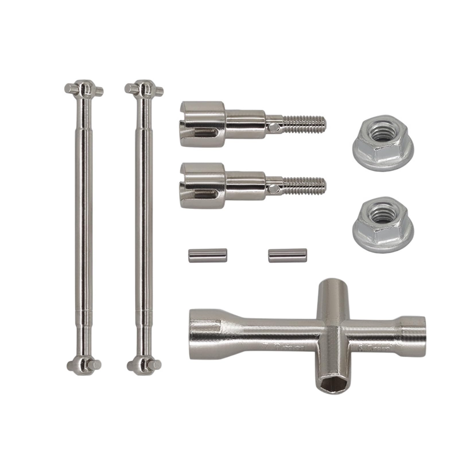 Arbre de Transmission de Voiture RC, Kit D'arbre de Transmission de Voiture télécommandé Avant Arrière en Acier à Grand Angle pour SCY 1/16 16103 16201 16101 16102 Pro RC Cars Arbre de Transmission de Voiture RC, Kit D'arbre de Transmission de Voiture télécommandé Avant Arrière en Acier à Grand Angle pour SCY 1/16 16103 16201 16101 16102 Pro RC Cars