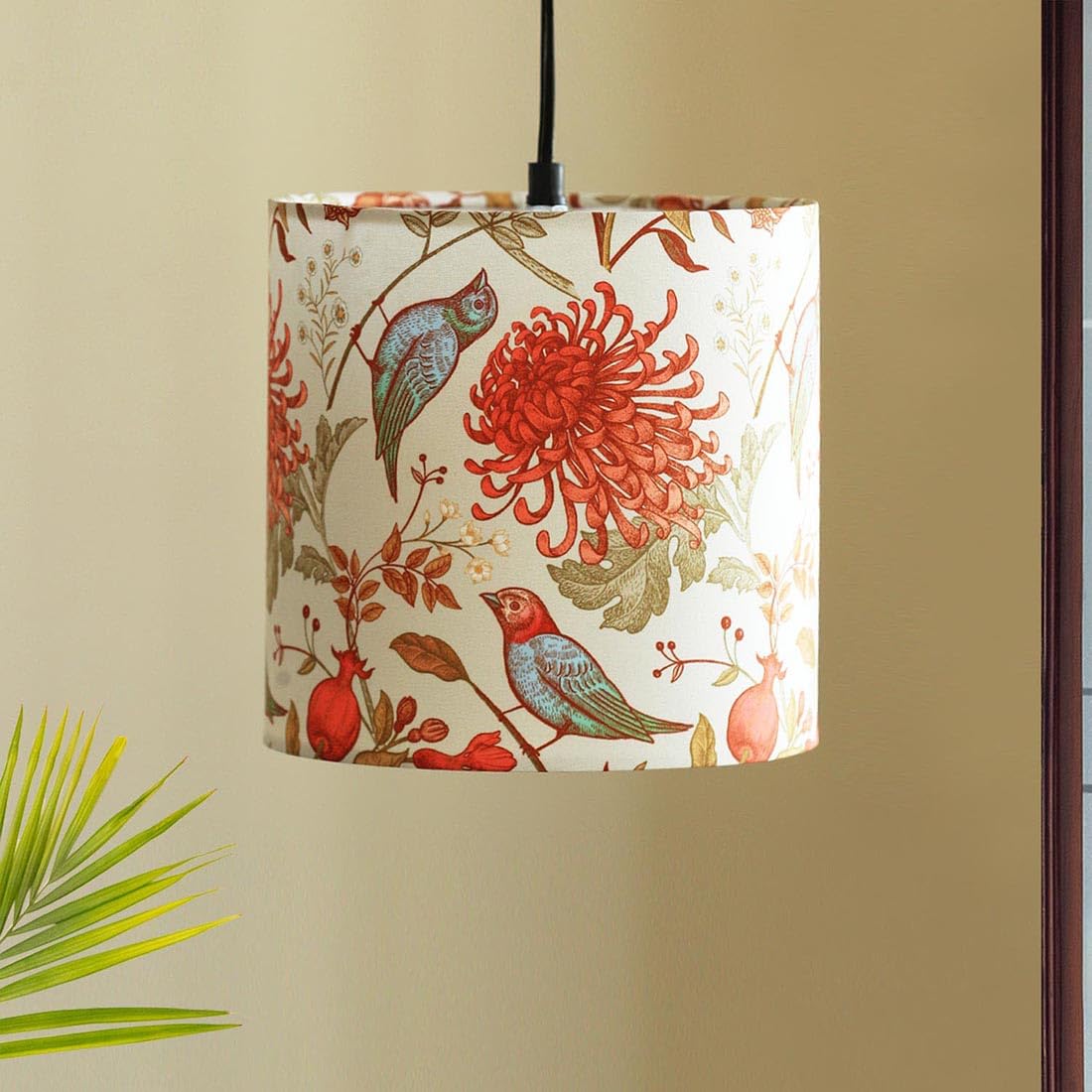 ExclusiveLane Cotton Chirping Birds Pendant Hanging Light for Living Room (8.1 Inch) | Handcrafted Pendant Light for Ceiling Light for Living Room Hanging Light for Balcony Hanging Lamp for Bedroom (B0D16ZLDBX) Amazon Price History, Amazon Price Tracker