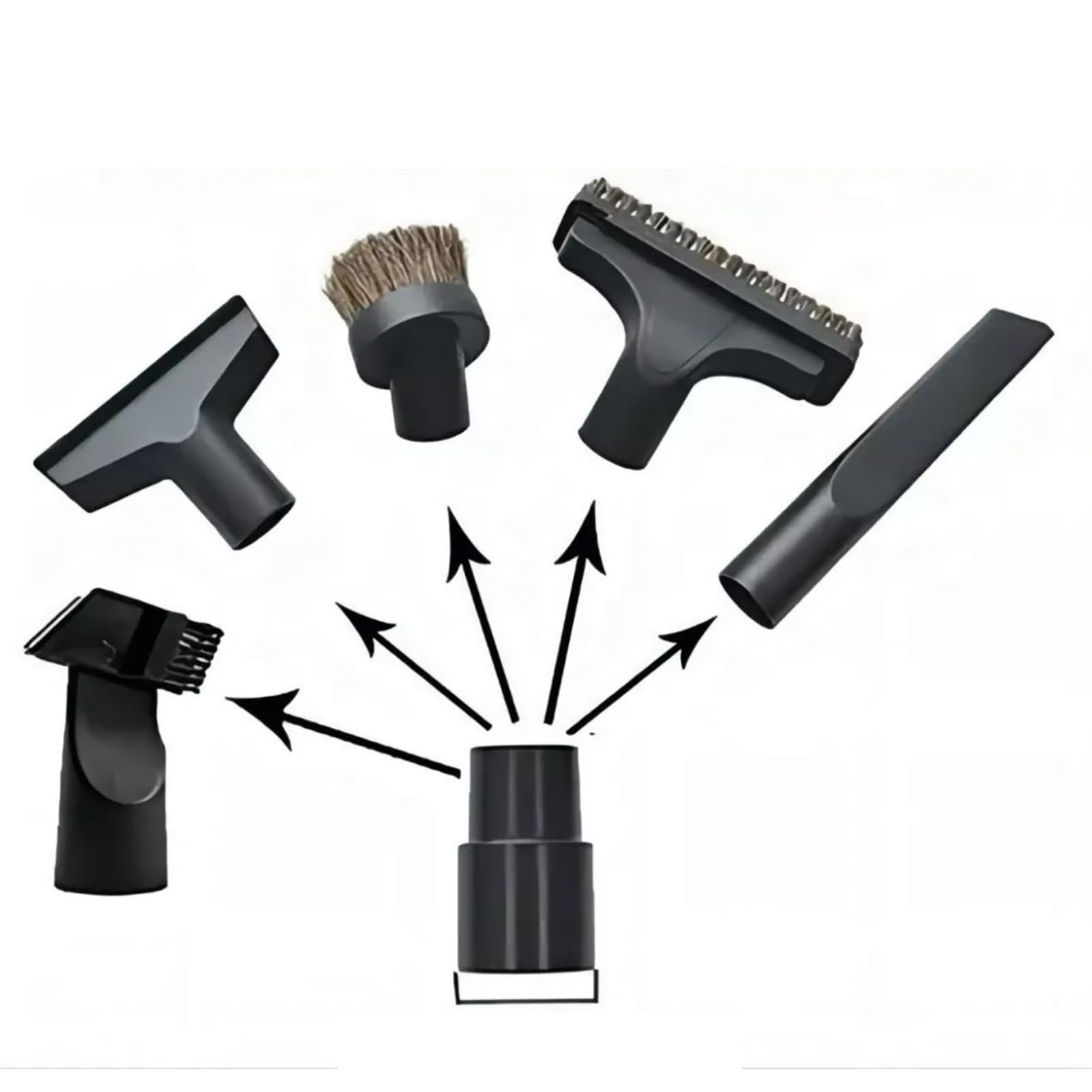 Kit de Limpieza para el Hogar, Accesorios para Aspiradora, Boquilla de Cepillo de Repuesto, Kit de Limpieza para Aspiradora para Suelo, Sofá, Coche, Accesorios para Aspiradora, Kit de Limpieza, Boquil
