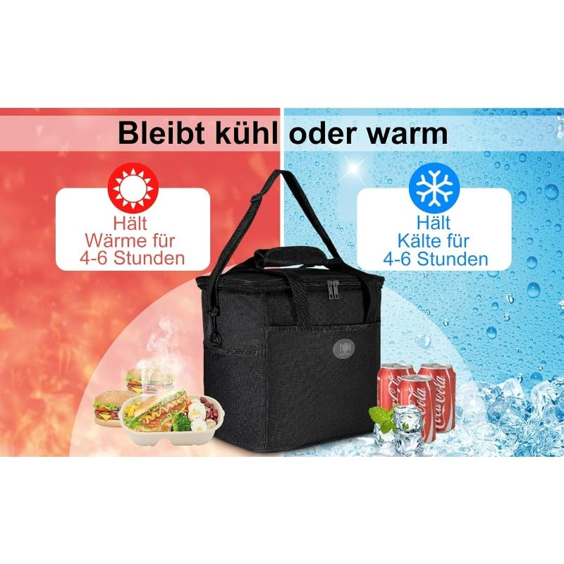 TRIXES Borsa frigo Grande Pieghevole Cesto da Picnic Campeggio frigo