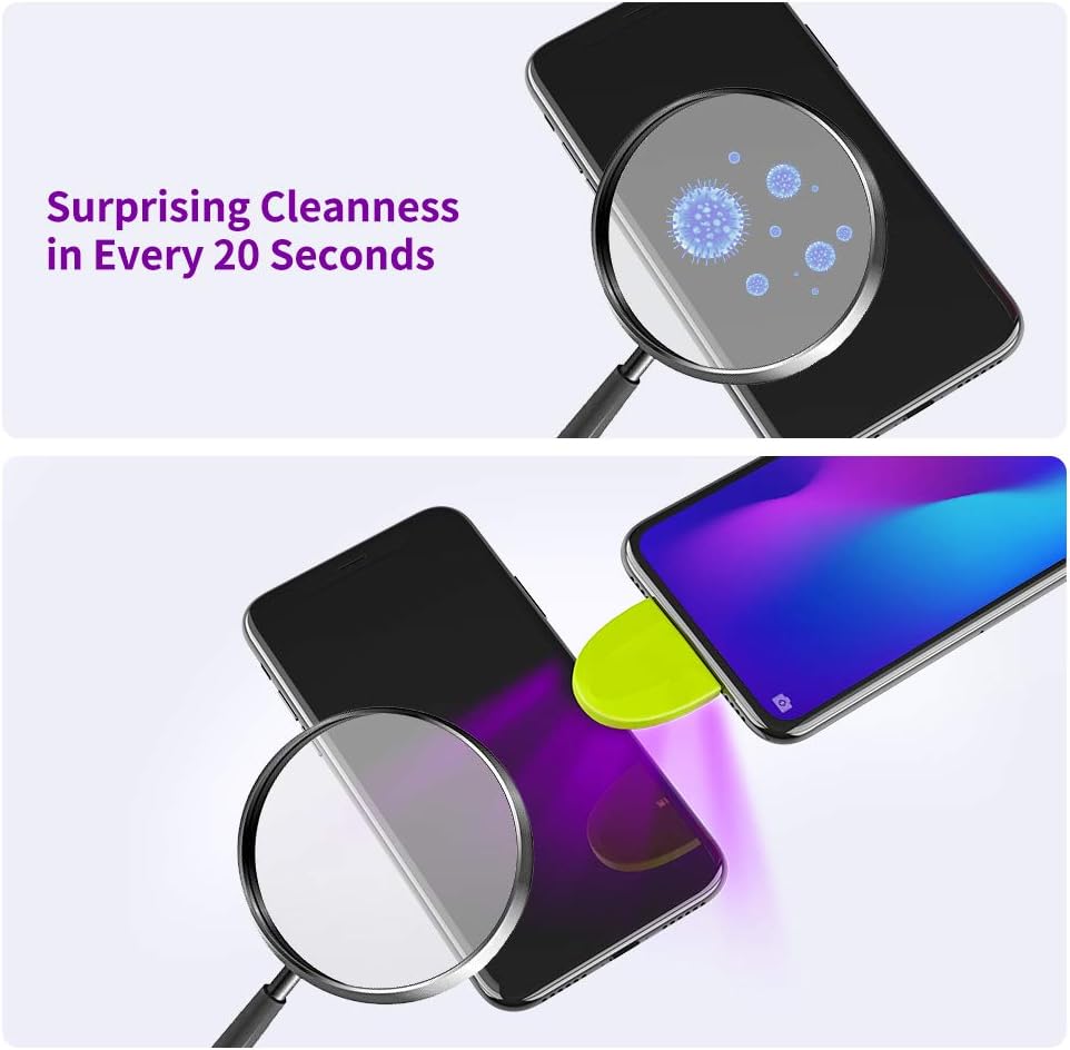 Holiday Deals 🛒 UVV Sanitz lights, Rocketek Handheld Phone Sanitz uvv Light remove 99.9% dirty in Seconds, Innovated UVV Sanitz Ultra Portable Sanitz Lights for Mugs, Phones, Toilet Seat, Steering Wheel, Door Knob