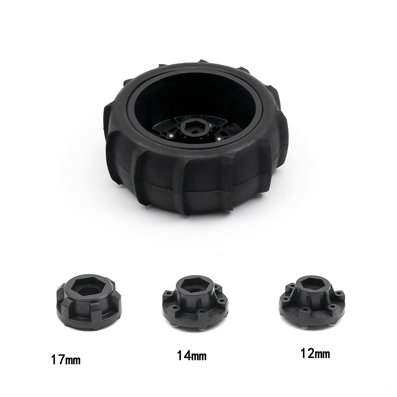 Opony Samochodowe Rc 110 Mm Gumowe 12 Mm Sześciokątne Zamiennik