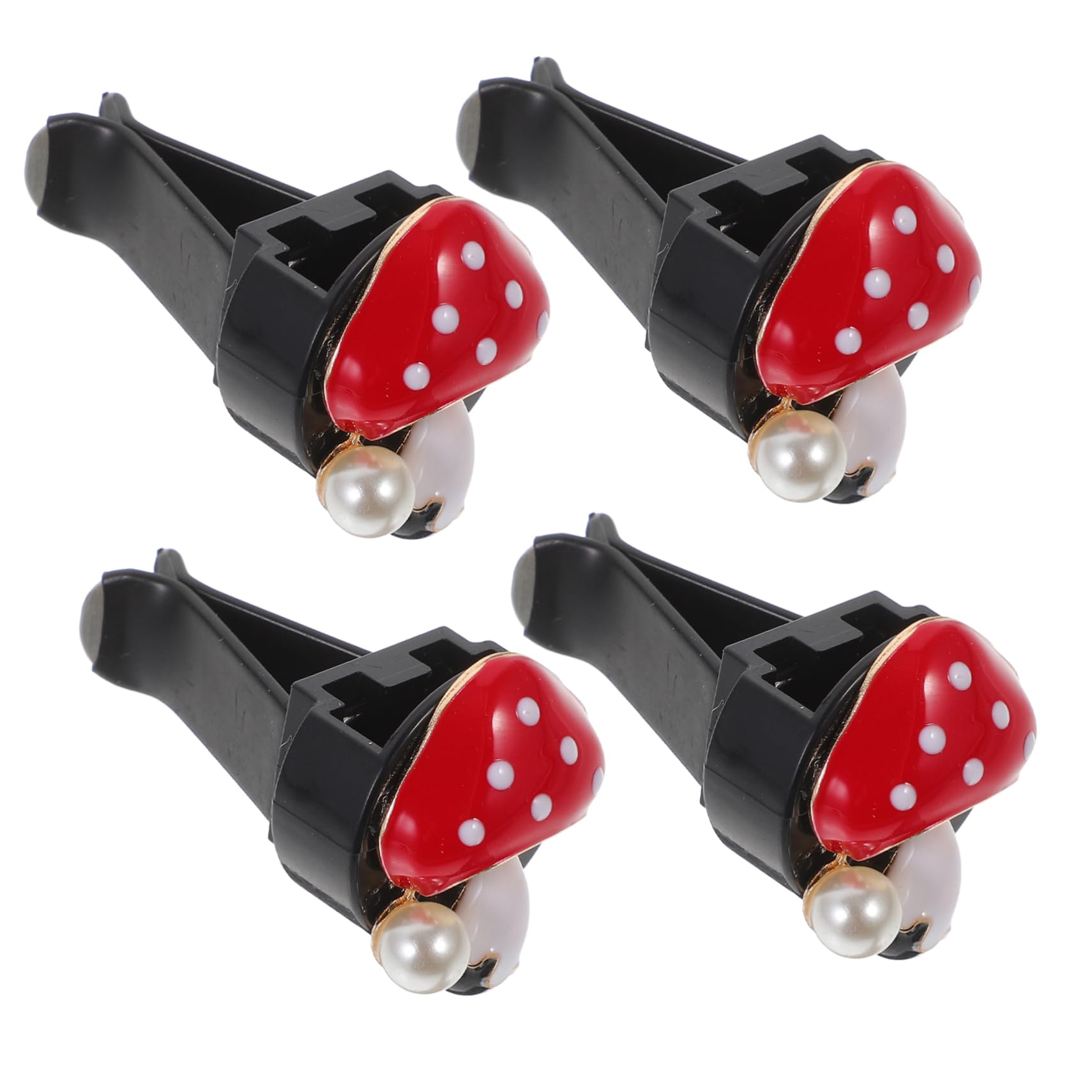 Didiseaon 5 Set Clip Decorativa per Bocchette Auto Fungo Profumatori per Auto con Clip per Diffusione Aroma Facile da Installare Design Elegante E Resistente 4 Pezzi*5