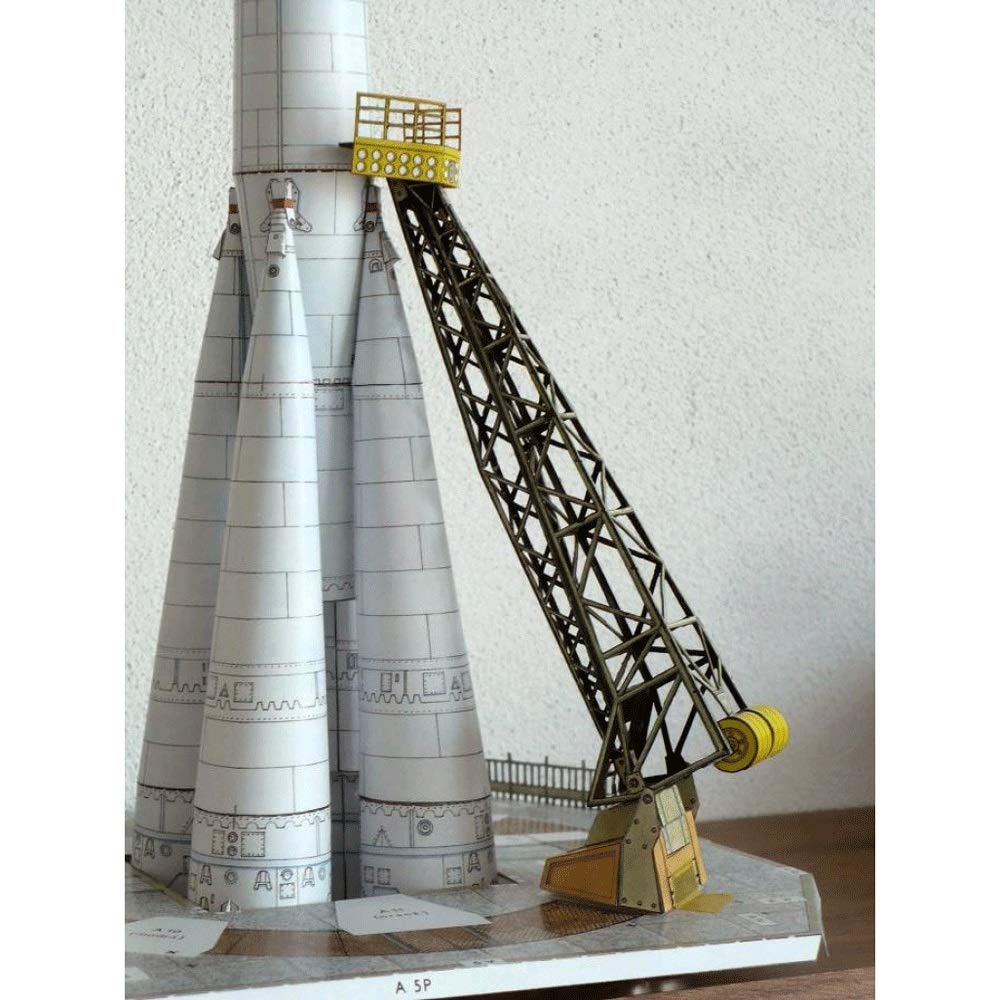 Amazon.co.jp: ELVVT 1：80ロシアのソユーズロケットで発射台の起動