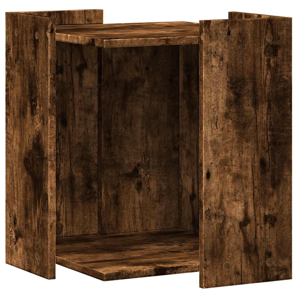 vidaXL Cat Litter Box Enclosure Smoked Oak 42 x 42 x 51 cm — image 1