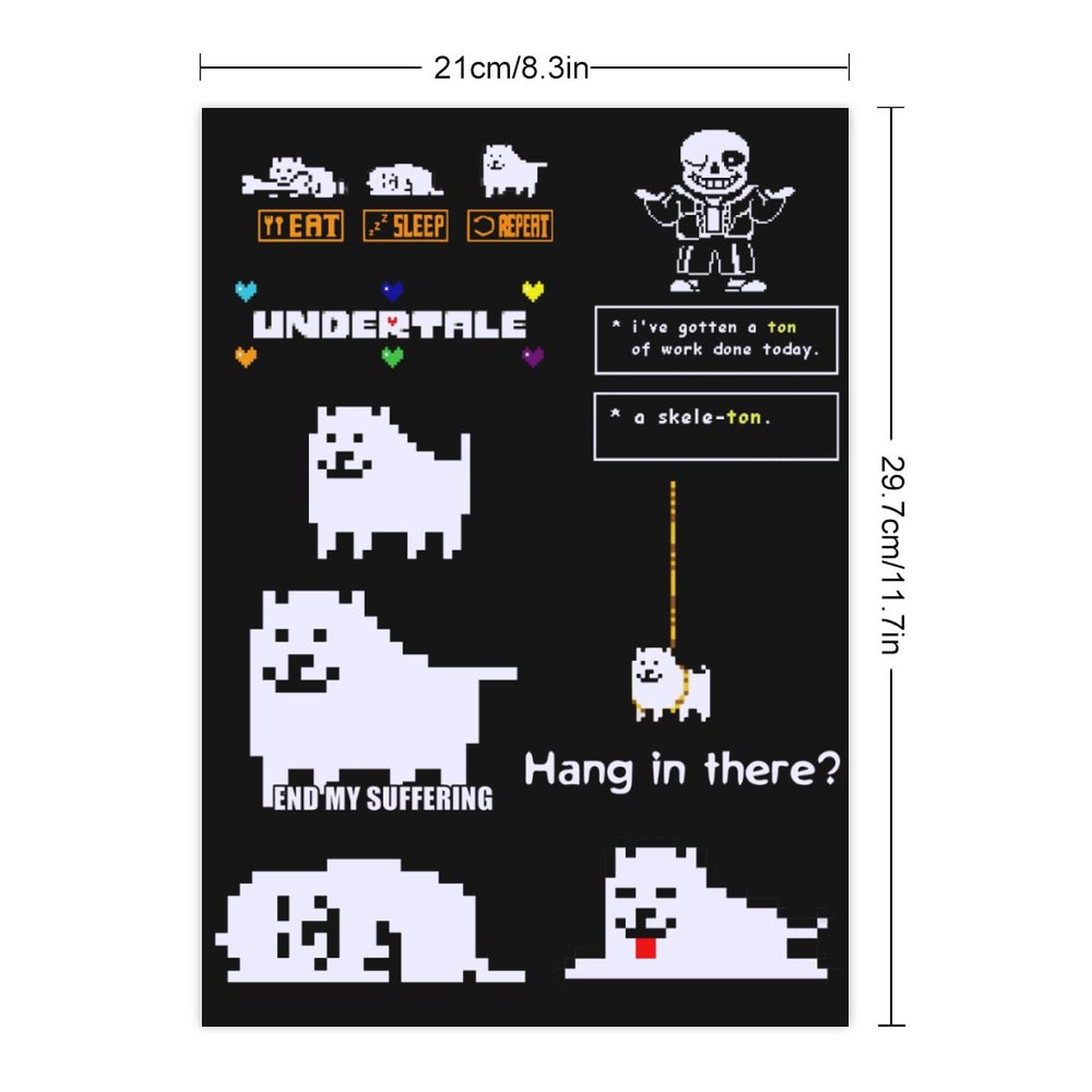 Amazon.co.jp: シール アンダーテール 犬 アンダーテール サンズ