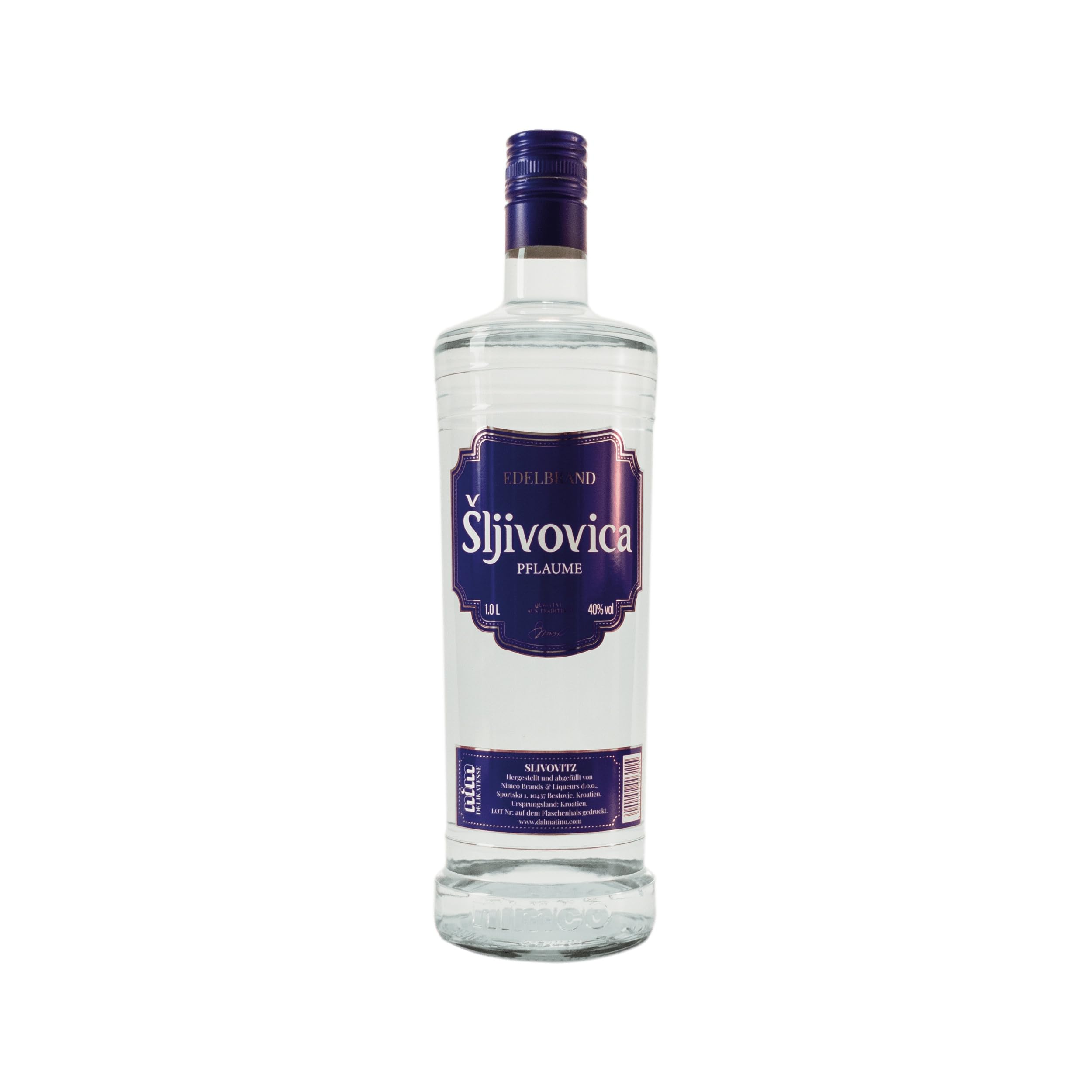 Nimco Nim Sljivovica Spirituose 1l Kroatien inkl. FeinWert E-Book (1 x 1 l)