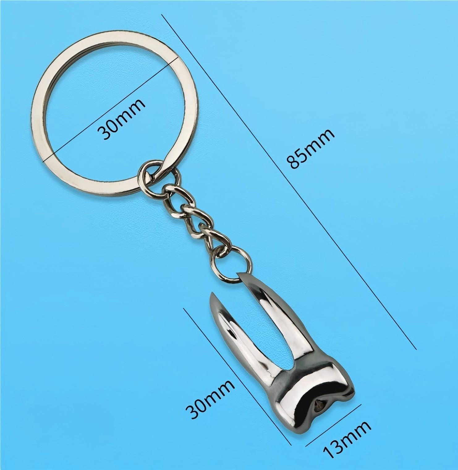 ZENRUIMING 8Pcs Dentist Tools Keychain, Simulated Dental Bracket Teeth Pliers Keychain for Dentist Dentist Shop Opening