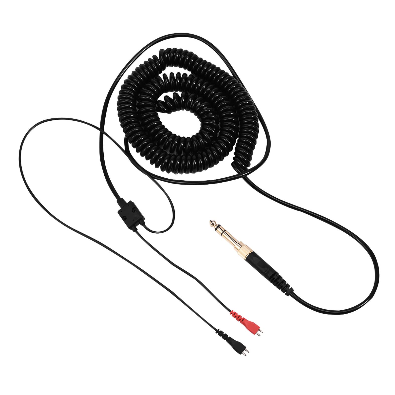 Tbest Hd25 Cable,Cable HD 25,Câble De Casque Enroulé,Câble De Bobine À Ressort De Remplacement pour Écouteurs Hd25/ 560/540/ 480/430