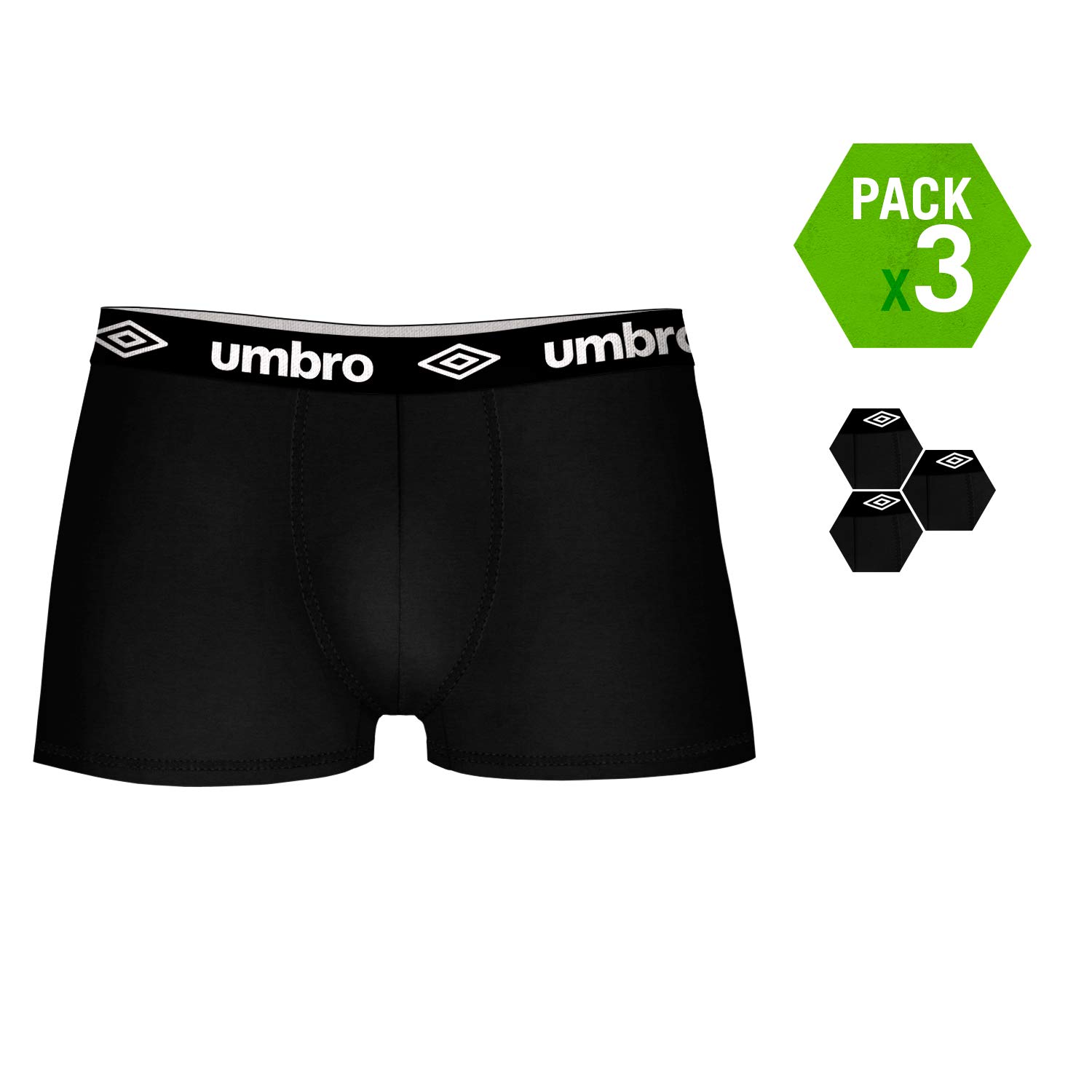 Image secondaire de Set de 3 Boxers Multicolores pour Homme - Umbro