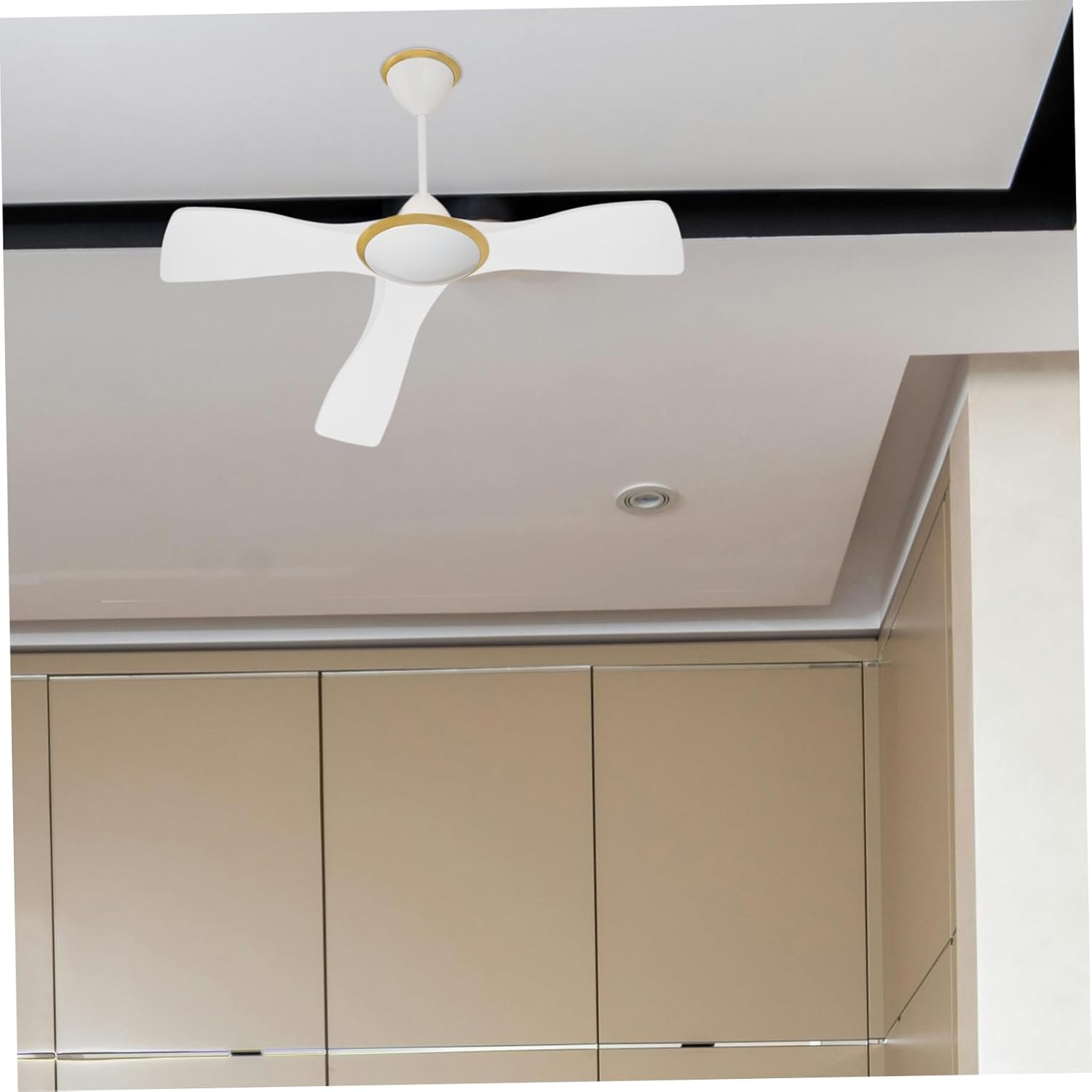 NUOBESTY 3pcs Plastic Ceiling Fan Blades Traditional Ceiling Fan Paddles for Indoor Use Living Room Bedroom and Office Replacement Blades for Enhanced Airflow