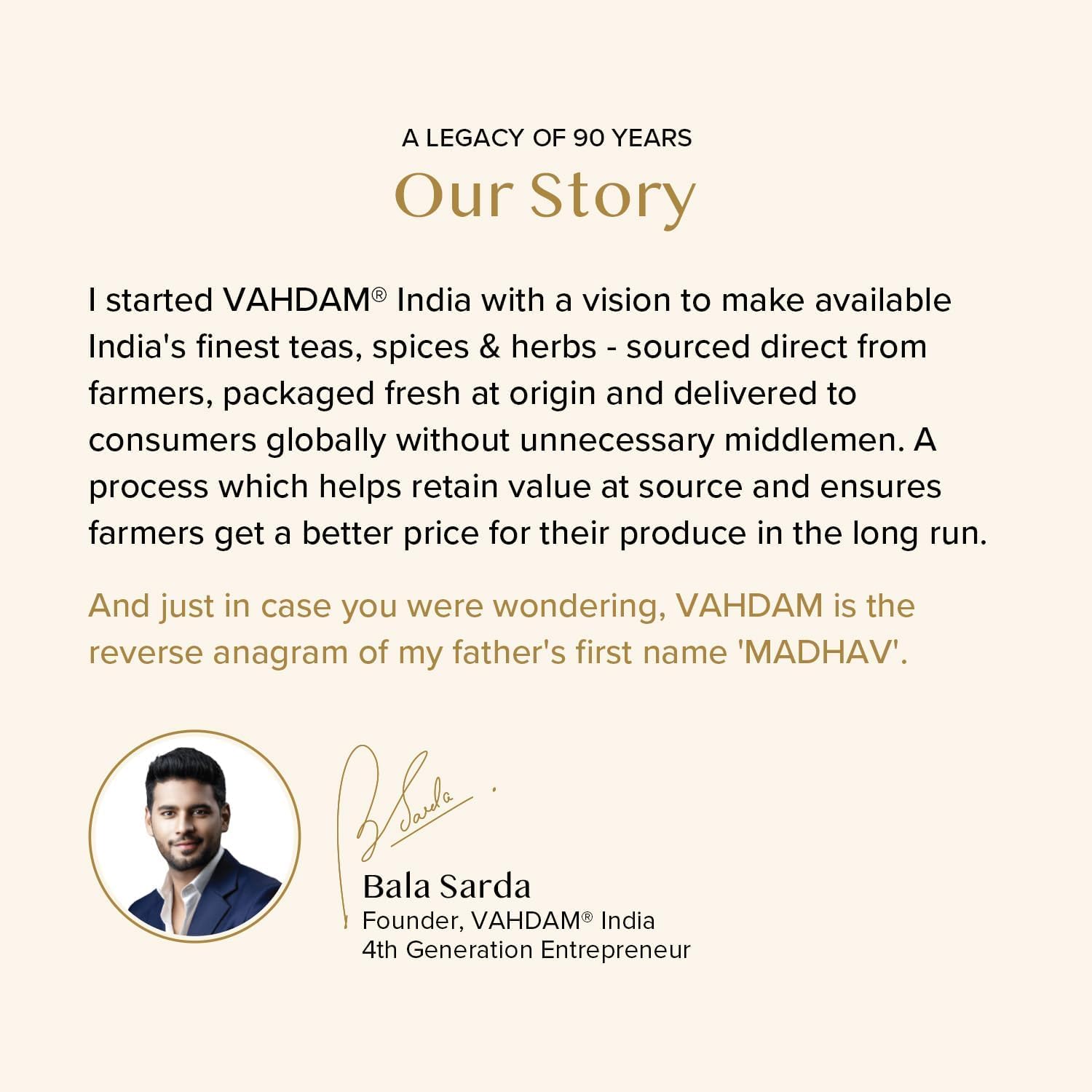 VAHDAM, Tè Darjeeling in foglia intera, 30 bustine piramidali. Primo raccolto 100% puro dall'India