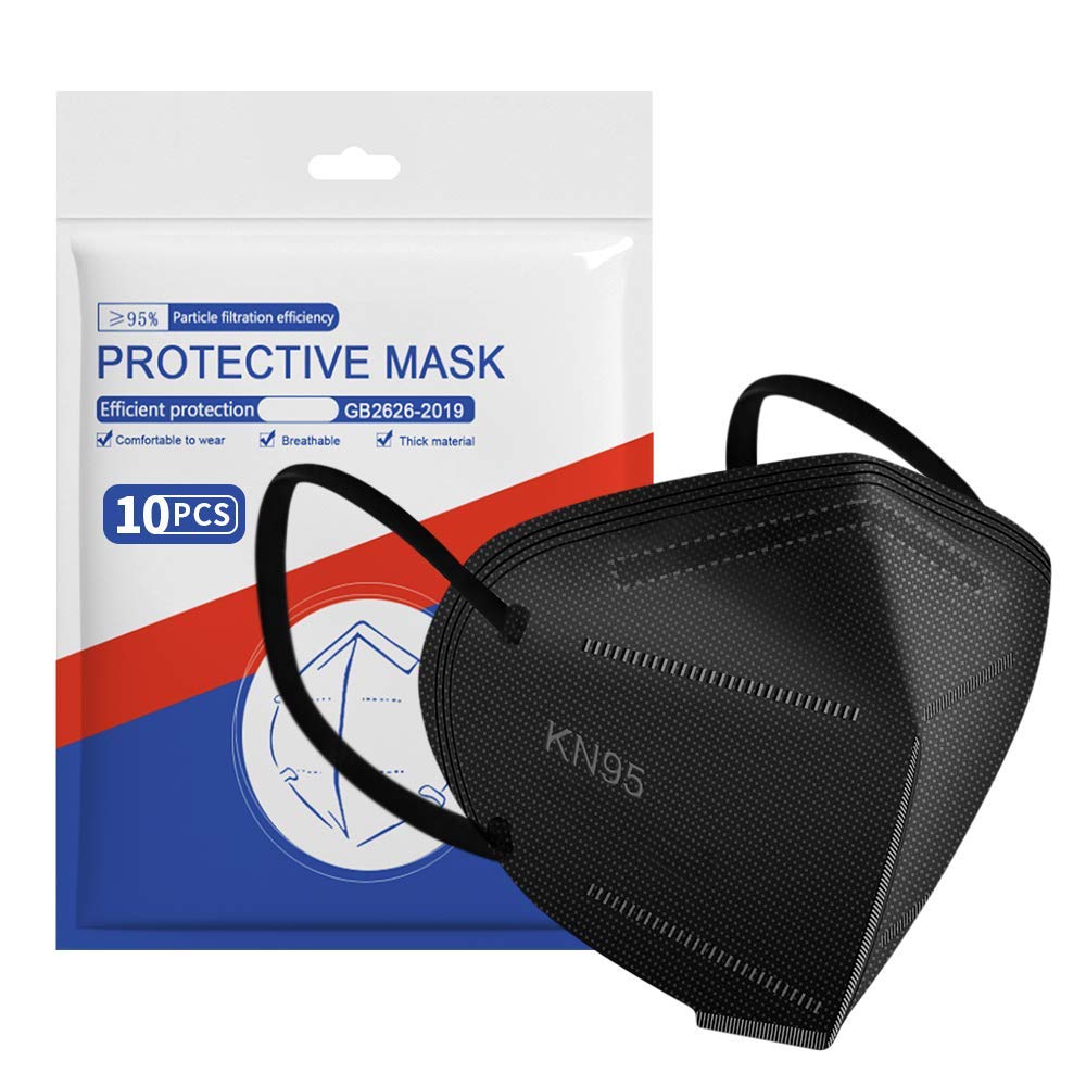 ApePal 5 Layer Disposable KN95 Face Masks Wide Elastic Ear Loops Safet | amzdealz