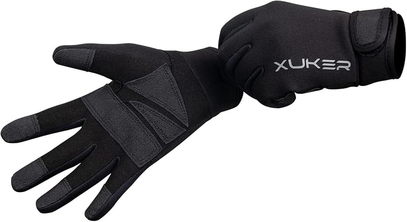 XUKER Guantes de neopreno para traje de neopreno de 1,5 mm y 2 mm para buceo, hombres y mujeres | Guantes de dedo completo para esnórquel, remo, surf, kayak, canoa, pesca submarina, esquí