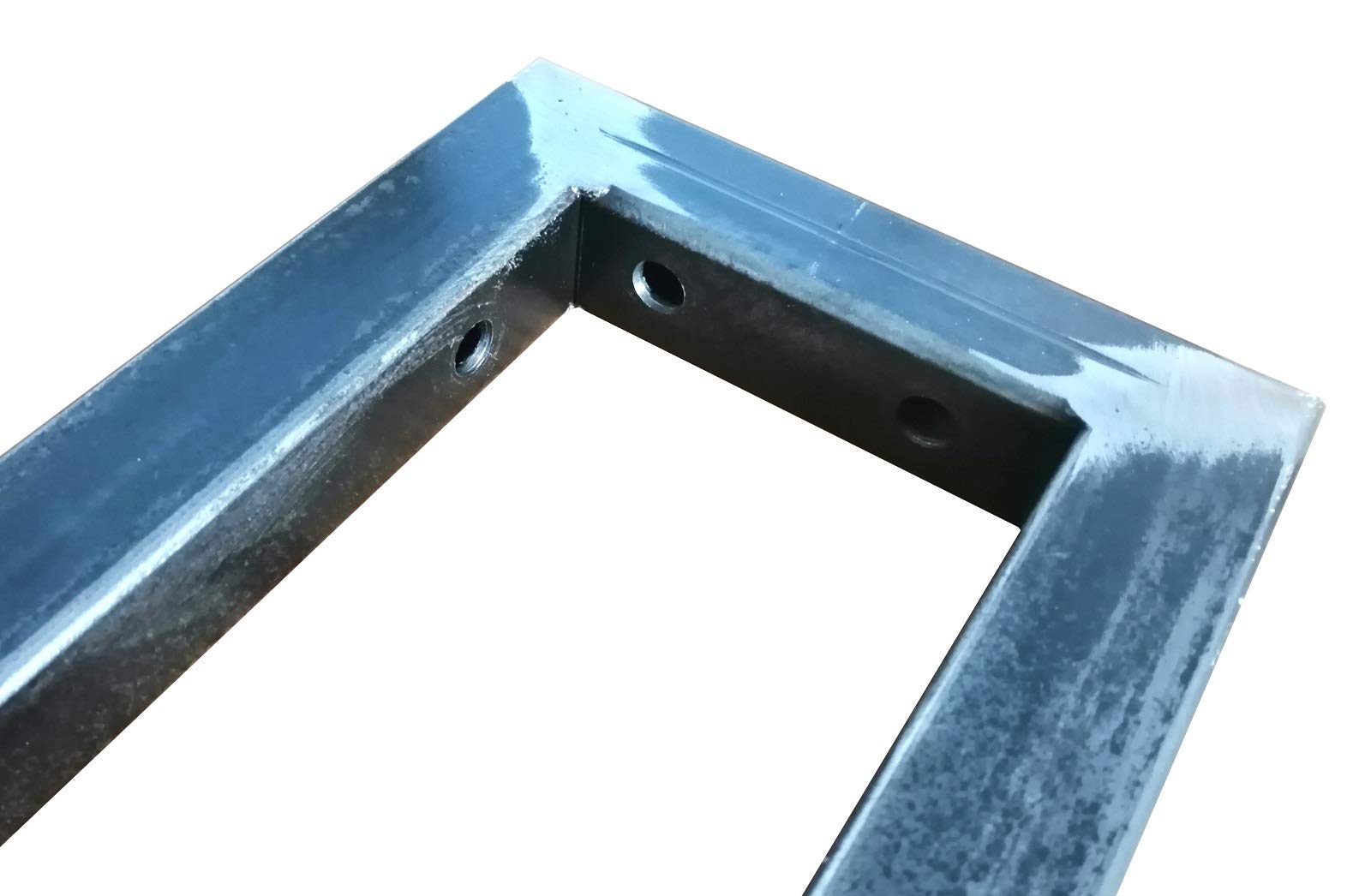 CHYRKA® Wandkonsole MKS Schwarz Metall 30x30 Träger Regalträger Regalhalter Konsole Waschbecken (150x350 mm - 1 Paar)