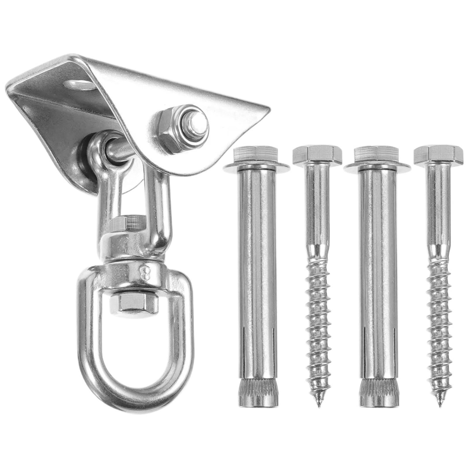 Luysgbxr One Color Stainless Steel Ceiling Hooks Ceiling Hooks Stainless Steel Swing Hanger Sturdy Hammock Hanging Kit Wall Mount Fixing Hook