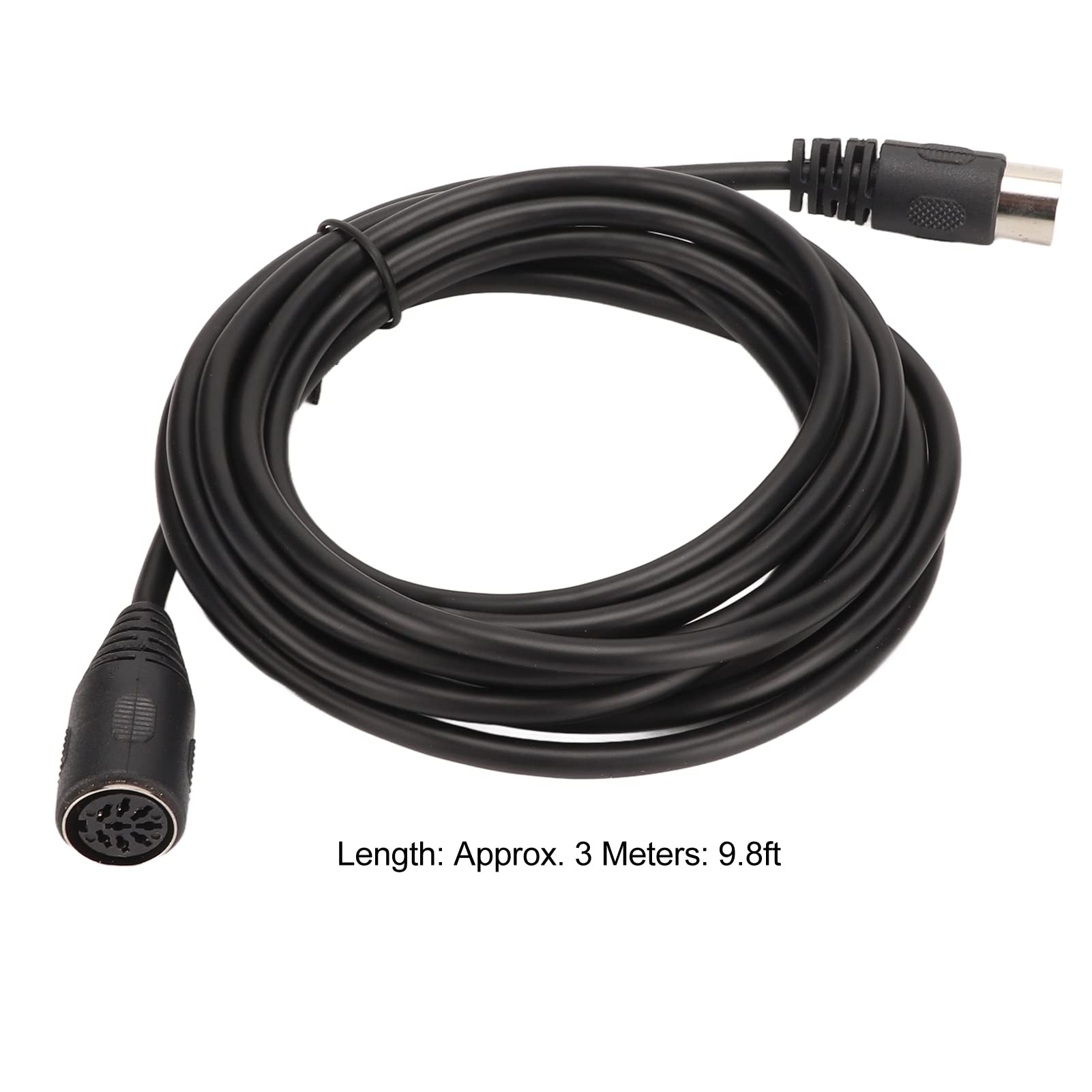 Duży Kabel Adaptera DIN, 8-pinowy Adapter DIN Męski na żeński Kabel Głośnikowy Audio, Przedłużacz Audio Głośnika 9,8 Stopy do PowerLink Mk2, do do Beolab
