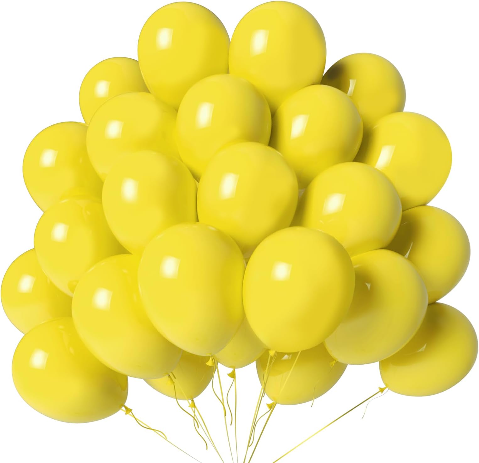 Yellow Balloons 100 Pack 12 Inch Yellow Extra Thick Latex Party Balloons for Baby Shower Gender Reveal Engagement Graduation Birthday Party Decorations
